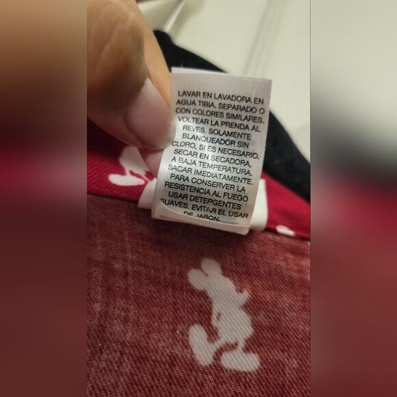 Men's Disney Mickey Mouse Red Pajama Top only, Size 2XL - Picture 7 of 15